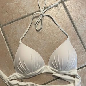 White bikini top
